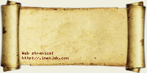 Hana Videnović vizit kartica